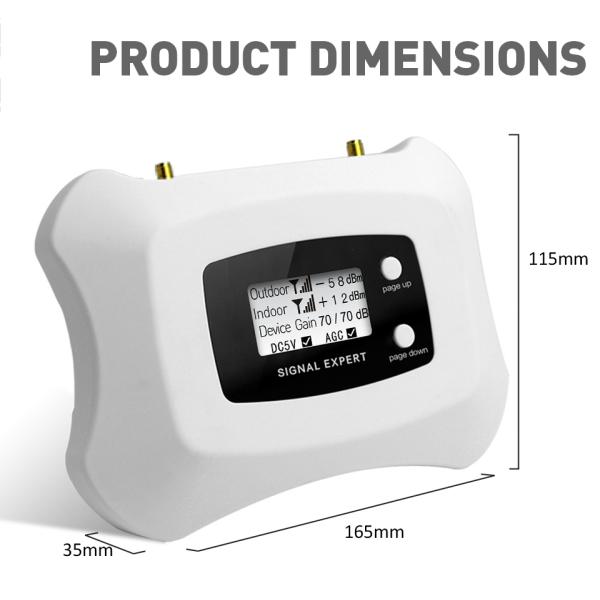 Оптовый усилитель сигнала увеличения 70dB GSM репитера сотового телефона усиливающего агента 2g клетчатый