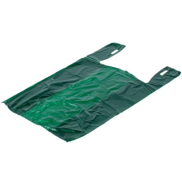 Material roxo do HDPE dos sacos de compras da camisa da cor T para compras na mercearia