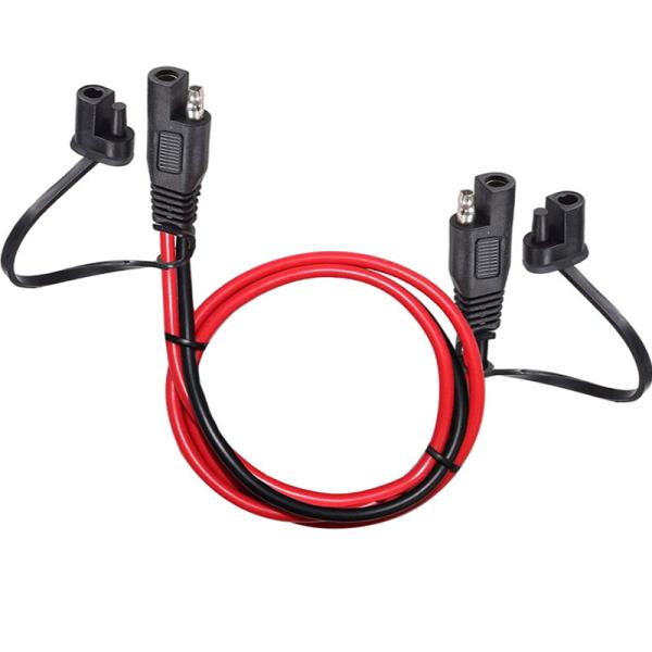 14AWG 2m SAE to SAE Power Automotive Extension Cable Quick Disconnect Wire Harness SAE Connector for Solar Battery