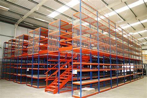 Plataforma de acero de almacén de rack de mezzanine de alto nivel estructural compuesto