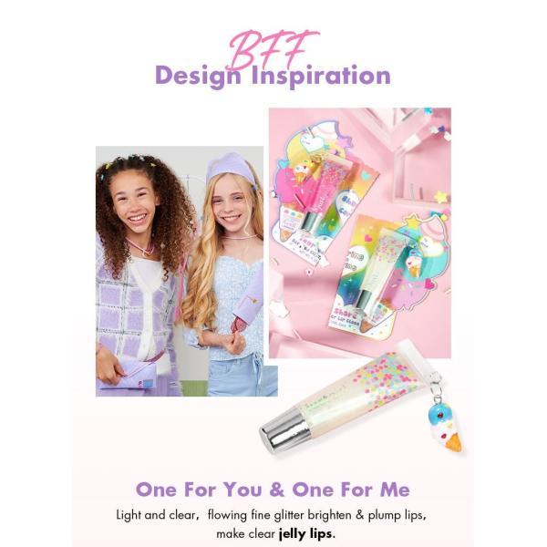 Tube Packaging Shimmer Essence Lip Gloss 9ml With Glittering Effect