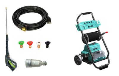 1560W 125BAR High Pressure Washer Cleaner With Small Water Filter Steel Gun