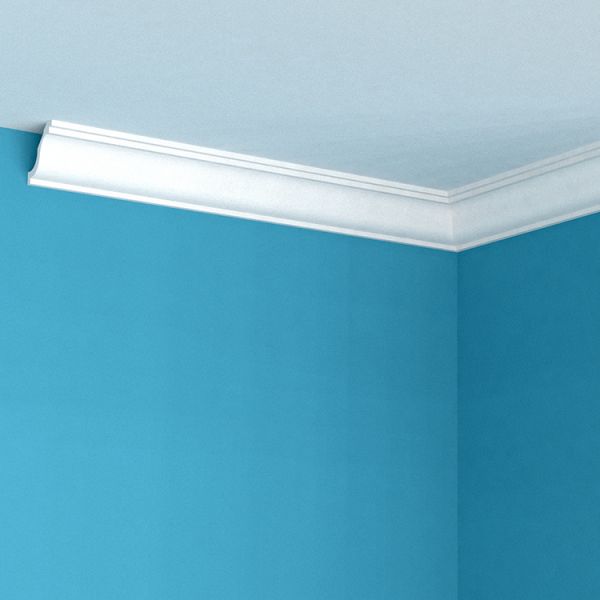 GC-83027 Saudi Arabia Hot Sale European Style Aging Resistant Polyurethane Plain Pu Crown Moulding