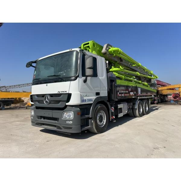 ZLJ5330THBB 2013 Zoomlion 47m Boom Pump Truck for Semi-Dry Shotcrete Construction Site Hydraulic Machining Process Discount