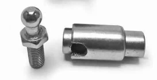 Серебряный/желтый быстрый разъединительный шаровой соединение топливное отключение кабельного шарового соединения для машин