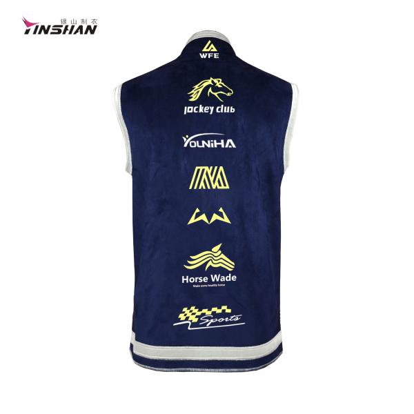 Logotipo personalizado Zipper Softshell Coat Training Mens Camisa de treino sem mangas Colete de ginástica esportiva