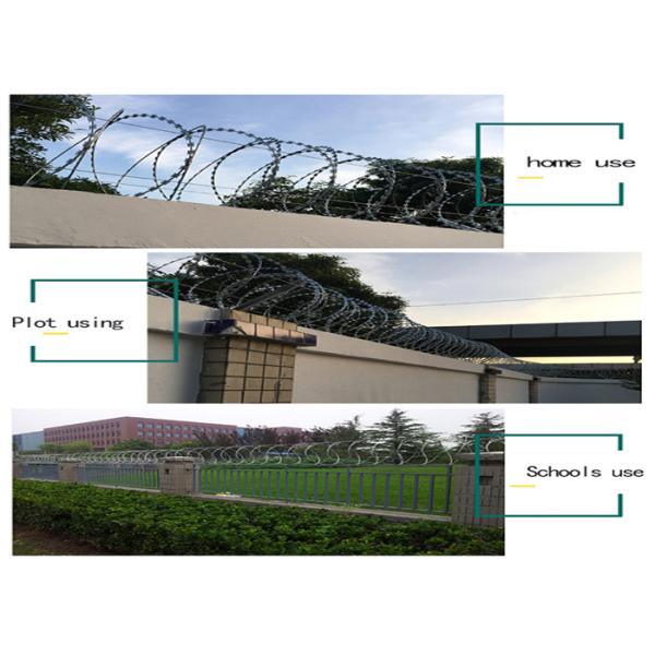 окунутое горячее провода Bto-22 бритвы концертины длины 10m гальванизировало