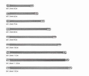 Underwear Accessories Stainless Steel Corset Boning 12cm