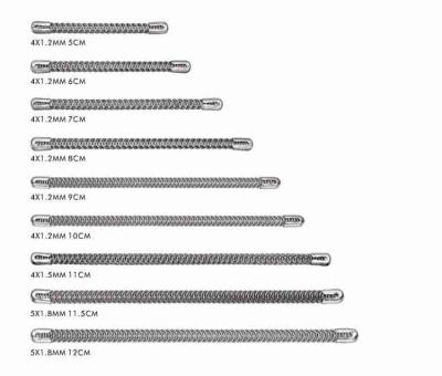 Underwear Accessories Stainless Steel Corset Boning 12cm