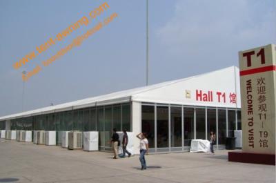 30x60m Ourdoor Exhibition Tent Aluminum Clear Span Large Trade Show  Marquee