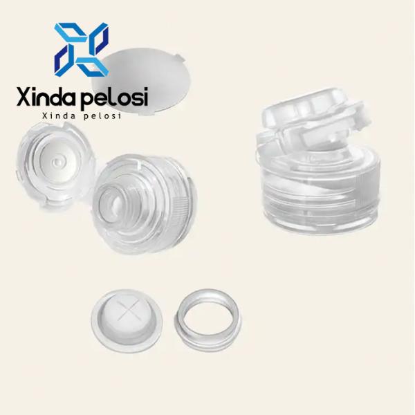 38mm 28 410 28 400 Flip Top Caps Transparent Custom Closure Mold Plastic Bottle Lid