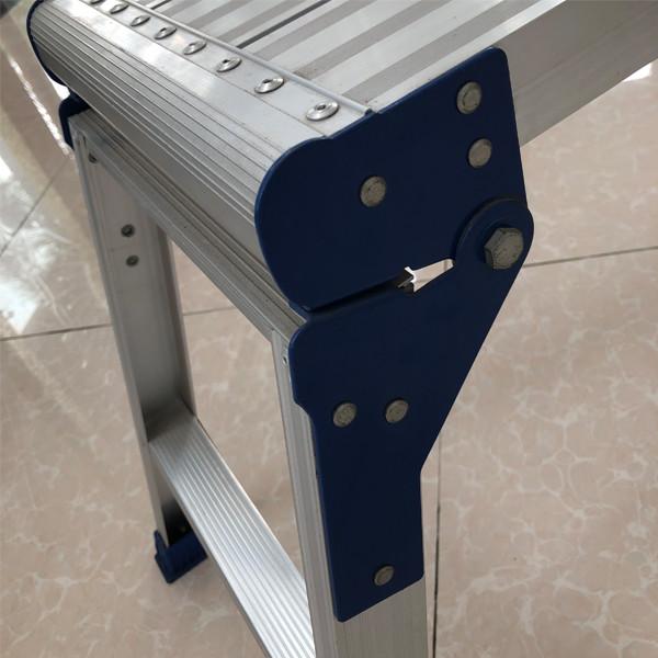 Silver Aluminum Hop Up Stool Platform Ladder For Car Washing