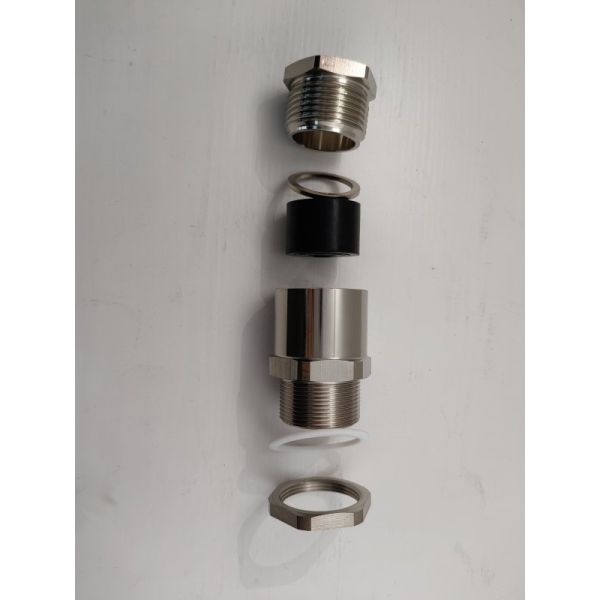 Exd SS304 SS316 Explosion Proof Cable Glands IP66 Waterproof Double Compression Armoured