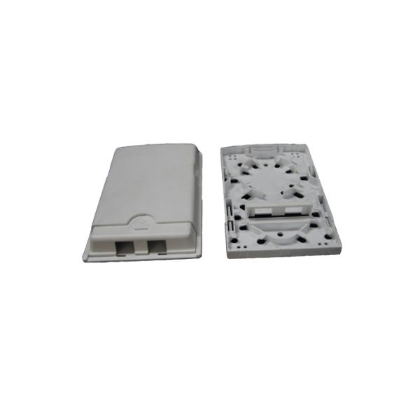 ABS FTTH FTTX Fiber Optic outlet 2 Ports SC LC Max Capacity 4Fo