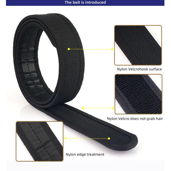 1.7 Inch Quick Release Zinc Alloy Buckle Tactical Belt Military Tactical Duty Battle Belt