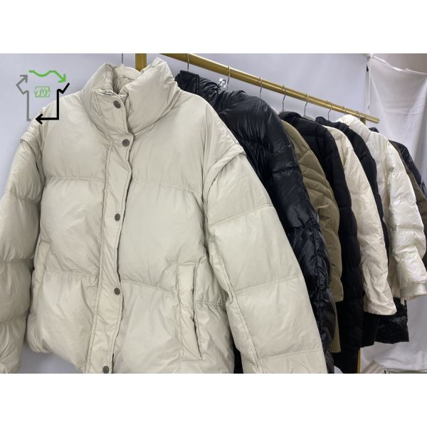 Wholesale Winter Warm High Quality Fashion Second Hand Thick Down Bulk Package Used Clothes Second Hand Clothes