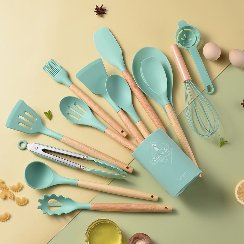 Factory Wholesale Silicone Kitchen Utensil Set for Distibutor Importer Reseller