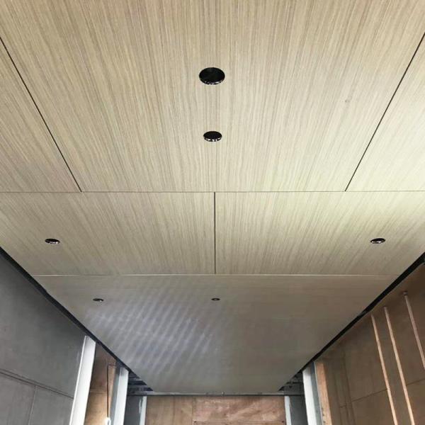 Wood Color Acoustic Aluminium Honeycomb Panel For Interior Wall 1220×2440mm