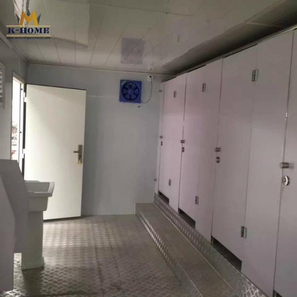 Construção de aço galvanizada do recipiente de painel do sanduíche casa provisória