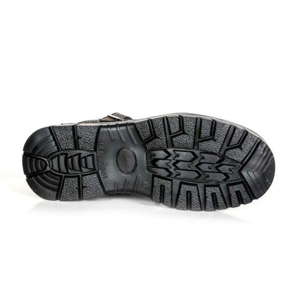 Basic Safety Shoes Comfortable EVA Insole Anti Smash Protection Steel Toe Steel Plate Factory Shoes