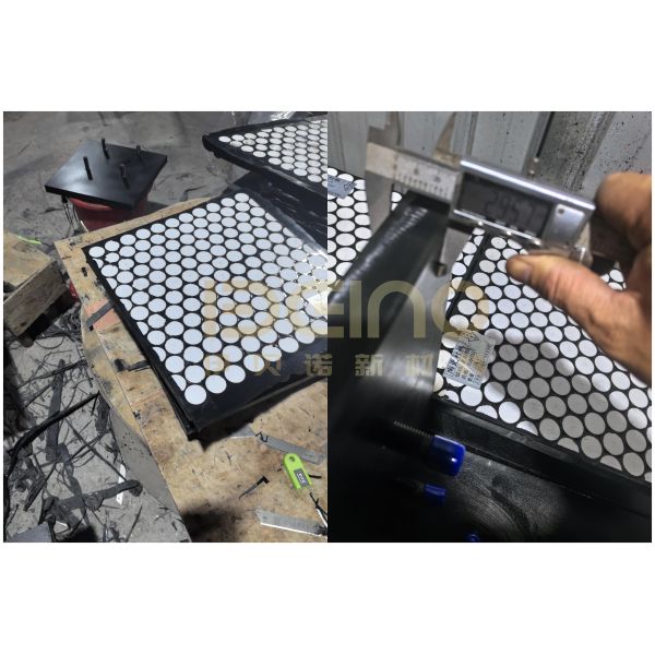 Ceramic Rubber Composite Wear Liners for Coal Handling Systems in Power Plants