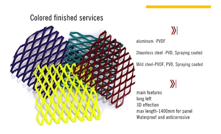 3mm Aluminum Expanded mesh for Security Fencing, Cab Divider Expanded Metal Mesh