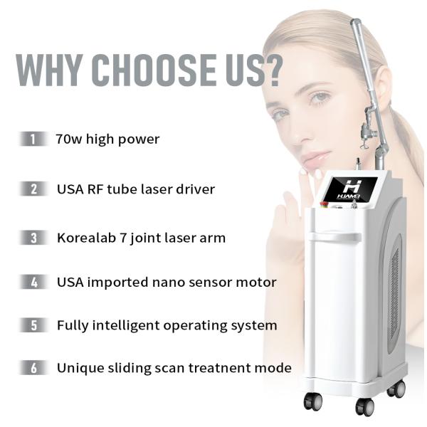 Q-Switch NO Fractional Co2 Laser for Laser Vaginal Tightening Machine Wrinkle Remover
