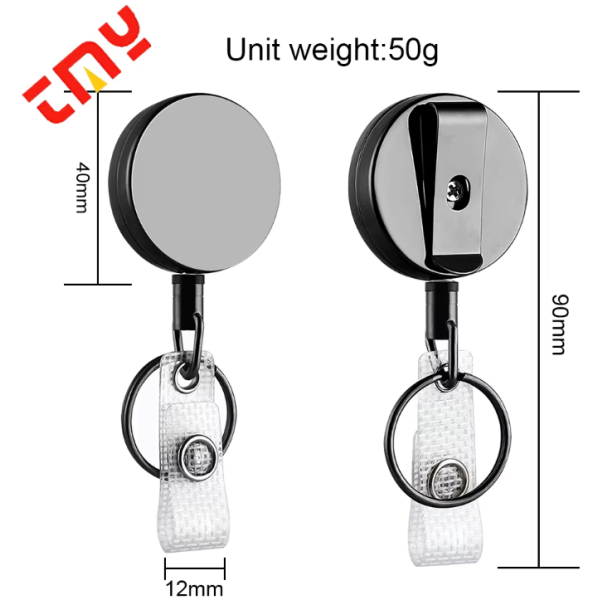 Wholesale Custom Heavy Duty Medical Badge Reels Nursing Badge Holders With Clips Sublimation Blanks For Printing