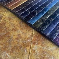 Metallic Luxury Sofa Fabric Colorful Lightweight With Knitted Technics