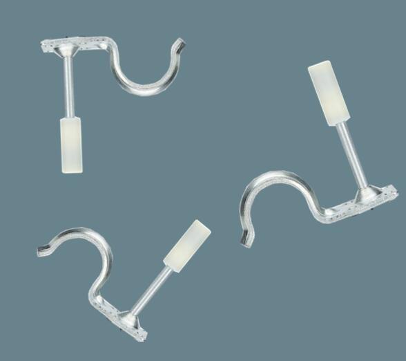 Suspended Ceiling Clip Nail 25mm Pipe Clamp Drive Pins With  Plastic Shell