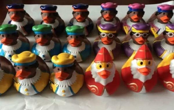Indoor Christmas Decorations Weighted Rubber Ducks Bath Toy 5cm Length