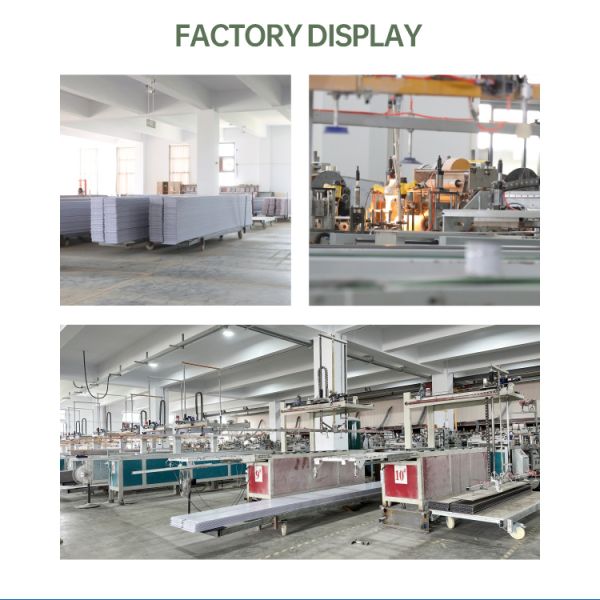 Superior Moisture Rot Resistance PVC Fluted Wall Panel Used in restaurants hospitals laboratories