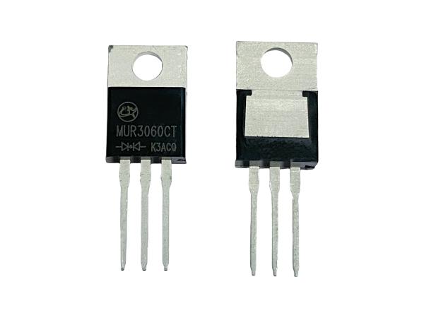 30A600V MUR3060CT TO-220AB 25ns Ultrafast Recovery Rectifiers For High Frequency Circuits