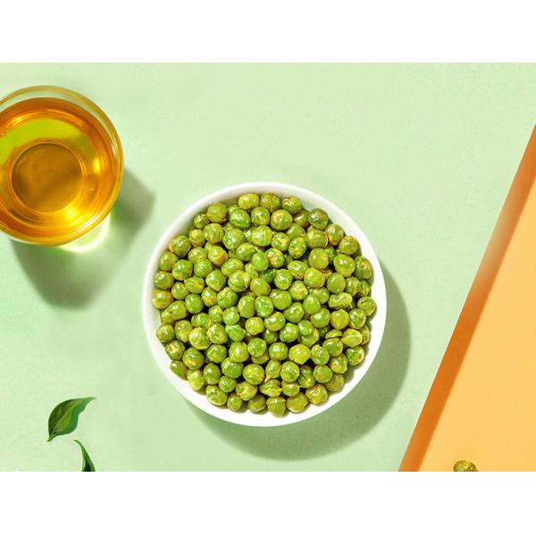 La saveur multi Pea Snack Garlic Spicy Wasabi vert a rôti des pois