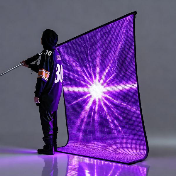 P20 Dynamic Sky Ads Drone Flying LED Screen Featuring the Programmable LED Mesh Technology