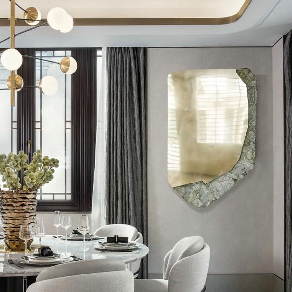 Bespoke Modern Abstract Art Prints Metal And Stone Wall Painting Interior Decor