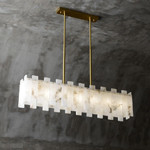 Железные фонари Scagliola High End Pendant с мраморным навесом