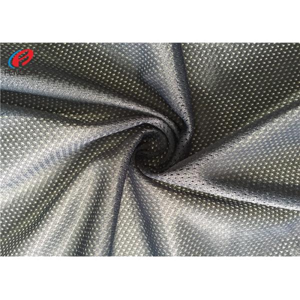 75D / 72F DTY Football Jersey Mesh Fabric , Athletic Mesh Material For Clothing