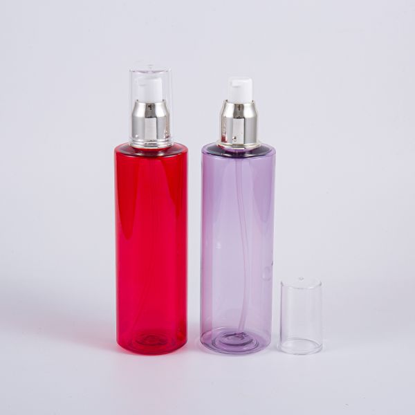 200ml Transparent Purple Facial Toner Bottle - Recyclable PET Cosmetic Bottle for Skincare