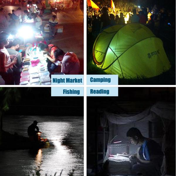 Portable Rechargeable Outdoor Flood Lights 10w For Fishing Camping Wearproof