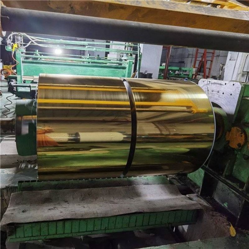 длина листа 1000 до 6000mm холоднокатаной стали золота 1mm