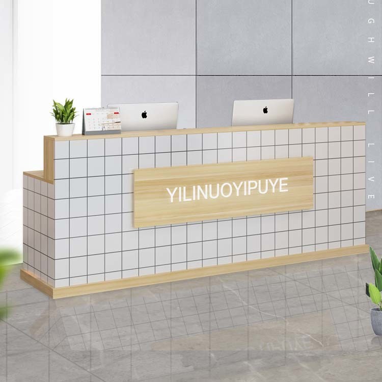 Metal Reception Counter Design for Customized Office Retail and Clinic Needs
