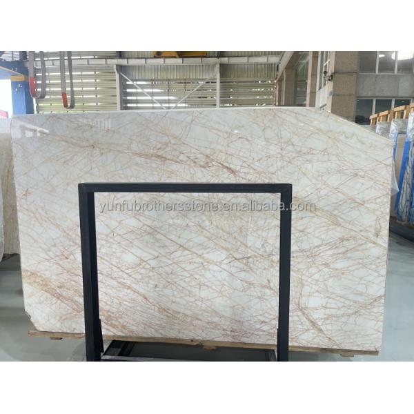 Polished Spider Golden Marble Slab Ideal for Modern Villa Wall Floor Graphic Design