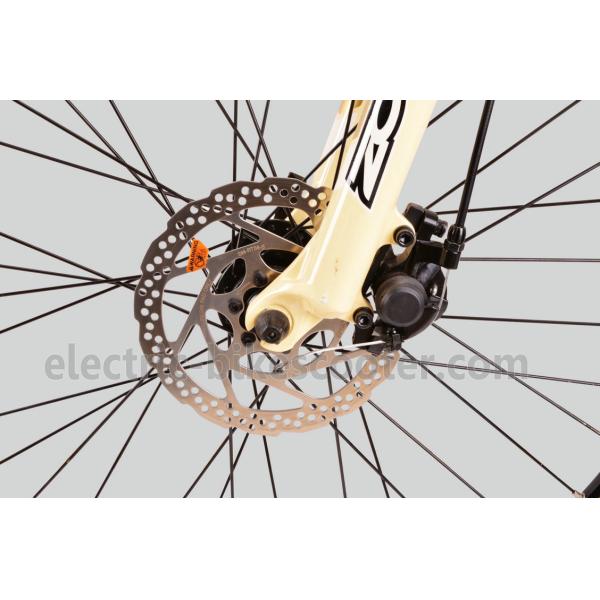 7 Speed Electric Mountain Bicycle 32km/H , 26 Inch Electric Mountain Bike Mid Gear Motor