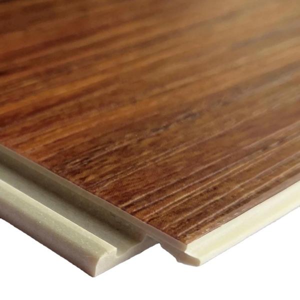 Pavimento de vinilo de madera de nuez de chapa Flexible TAP GO Instalar piso de PVC de diseño moderno