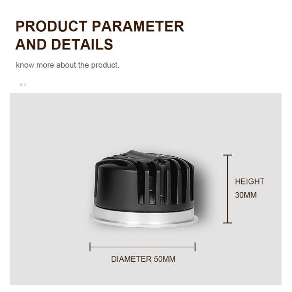 Full Spectrum MR16 Module 7W IP65/ IP20 Efficient Heat Sink Commercial Lighting