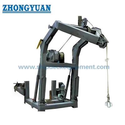 Gravity Rolling Type Davit Ship Life Saving Equipment