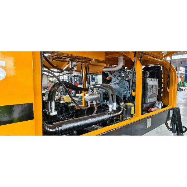 2015 refurbished Trailer Mounted Concrete Pump Sany 8018 Stationary Trailer Pump