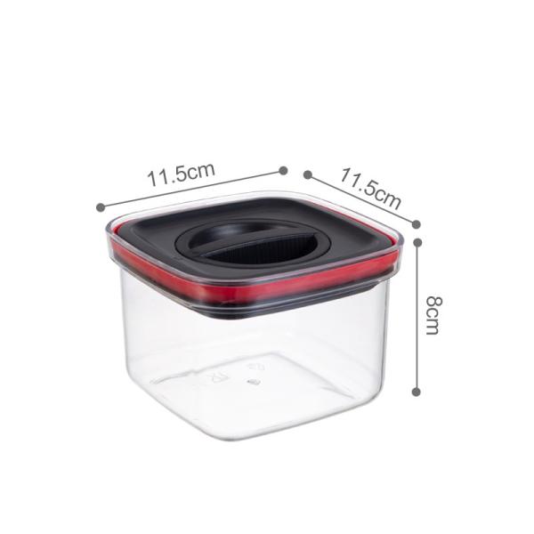 Тары для хранения еды 600ml 5PCS BPA свободные пластиковые с воздухонепроницаемыми крышками