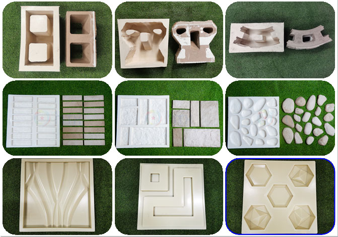 Paver высокоскоростной прессформы производственной линии панели стены 3D пластиковой конкретный делая машинное оборудование